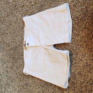Hollister Low-Rise White Denim Boyshort